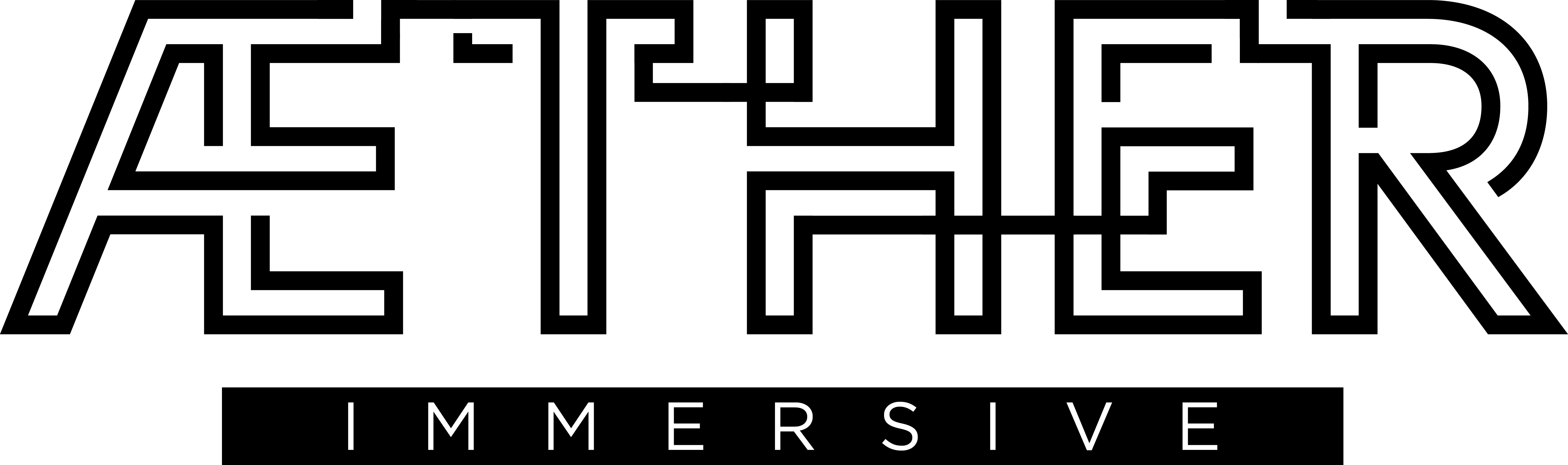 Aether Immersive - Wordmark - black