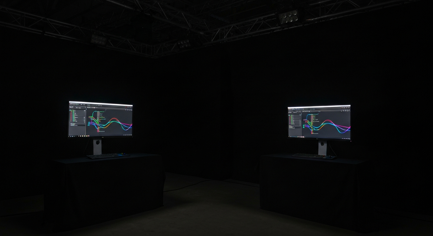 Real-time visual production console