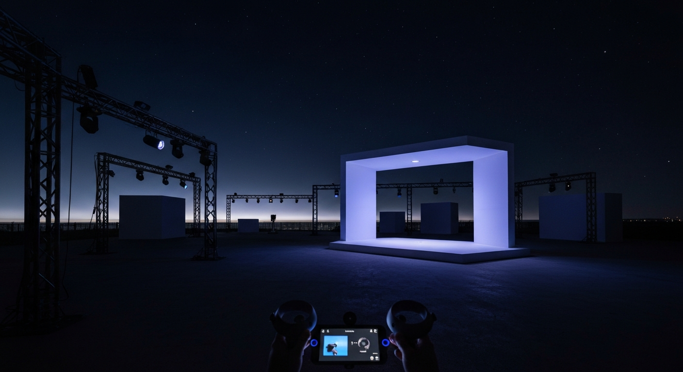 VR virtual reality experience setup