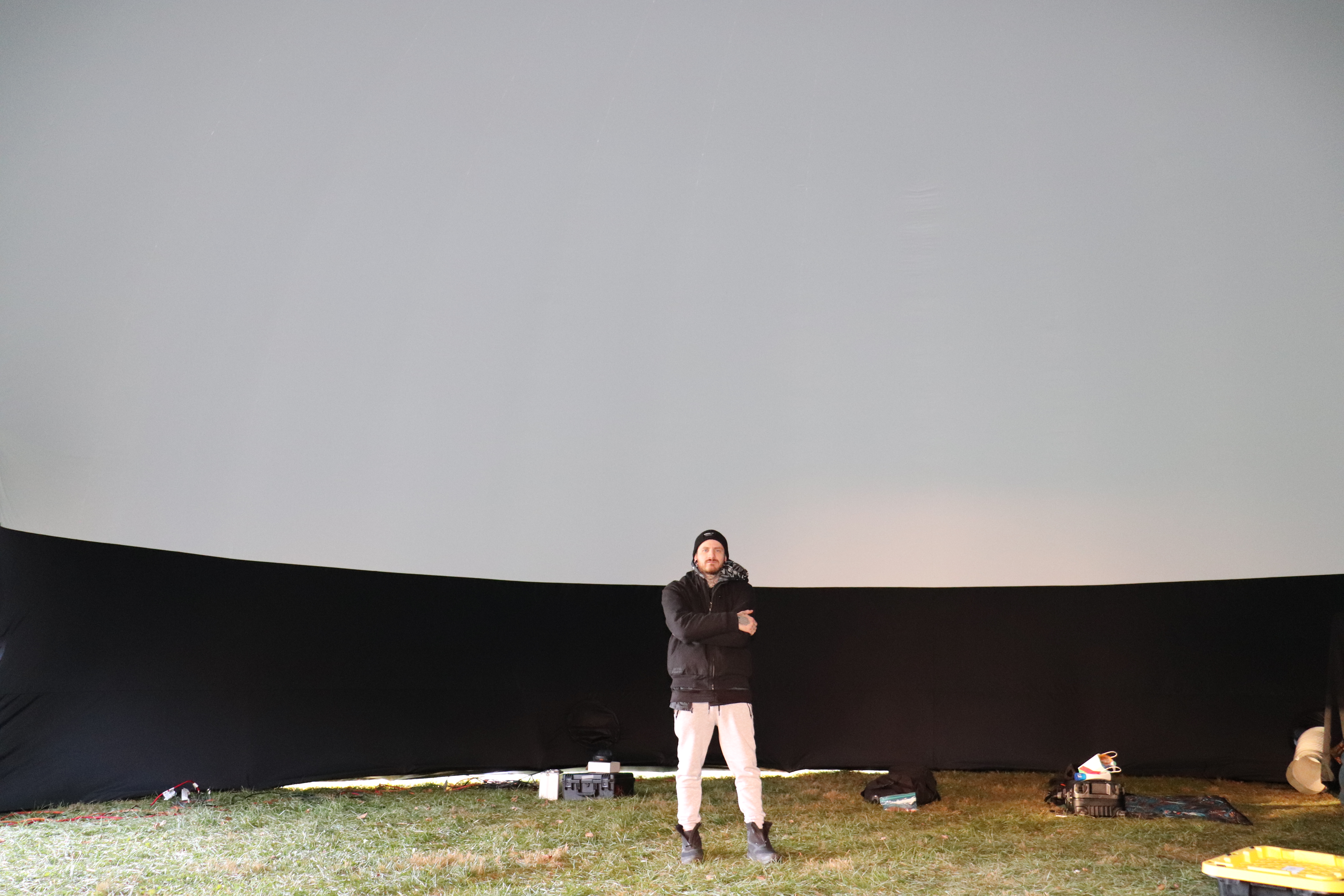 Aurora Dome interior projection