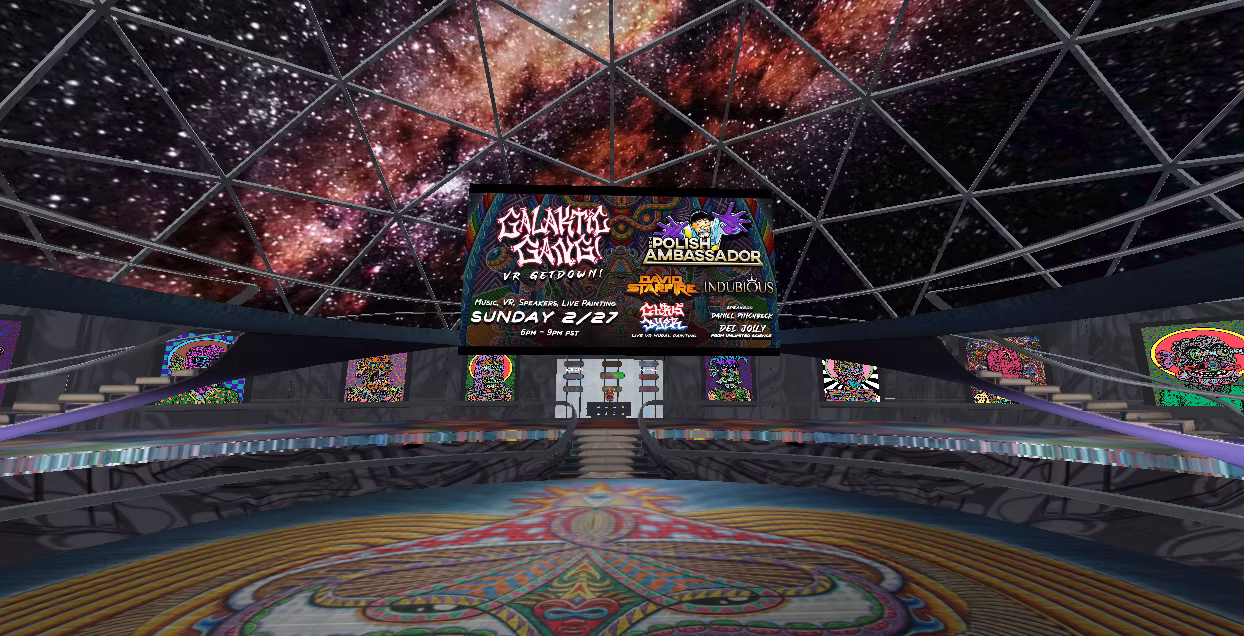 Galaktic Gang VR environment