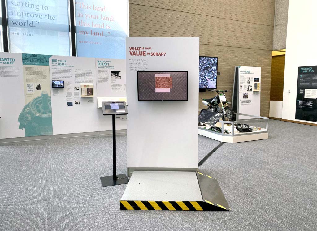 Scrap Yard exhibit at Jewish Museum Milwaukee