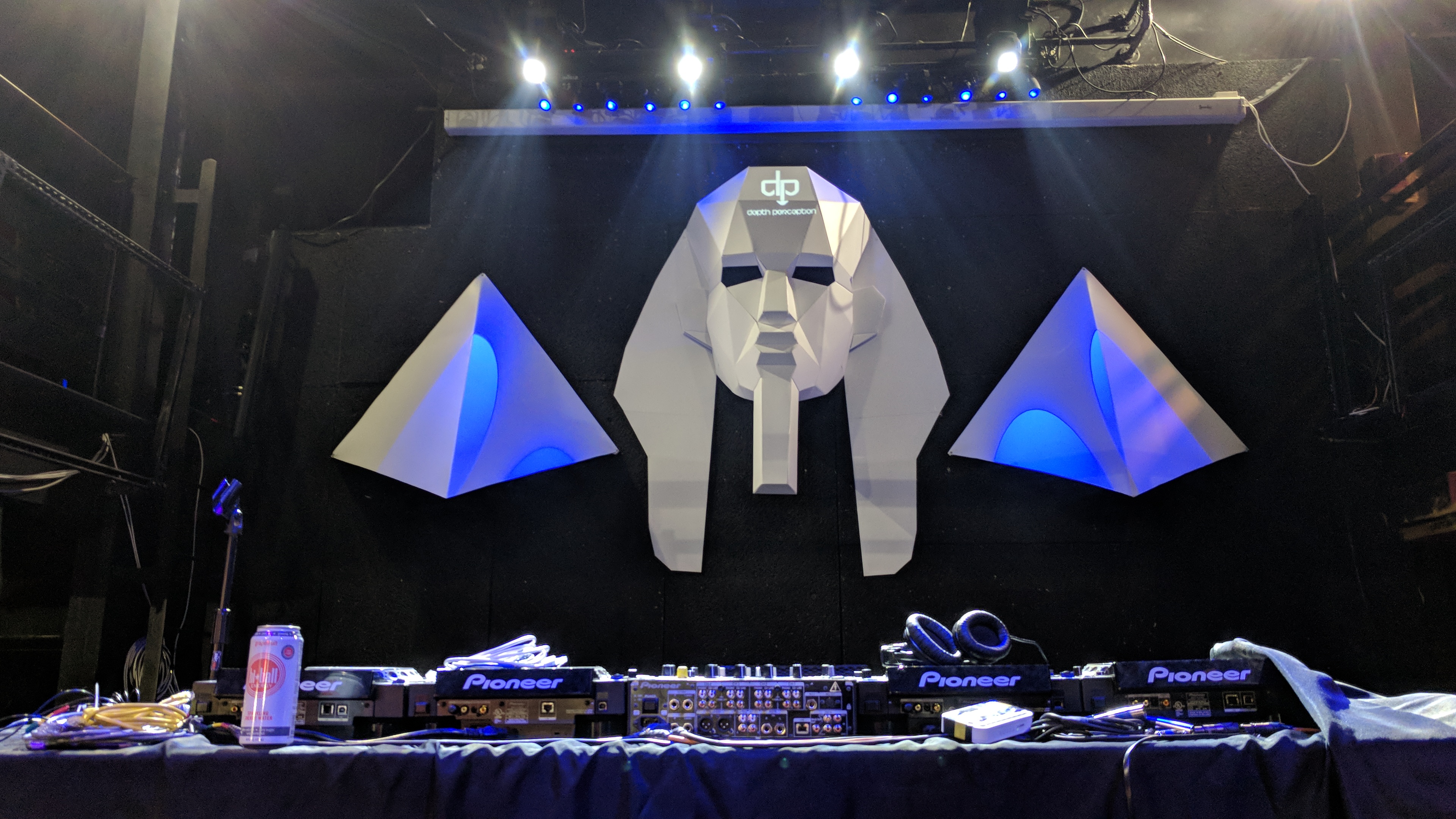 Stage projection setup